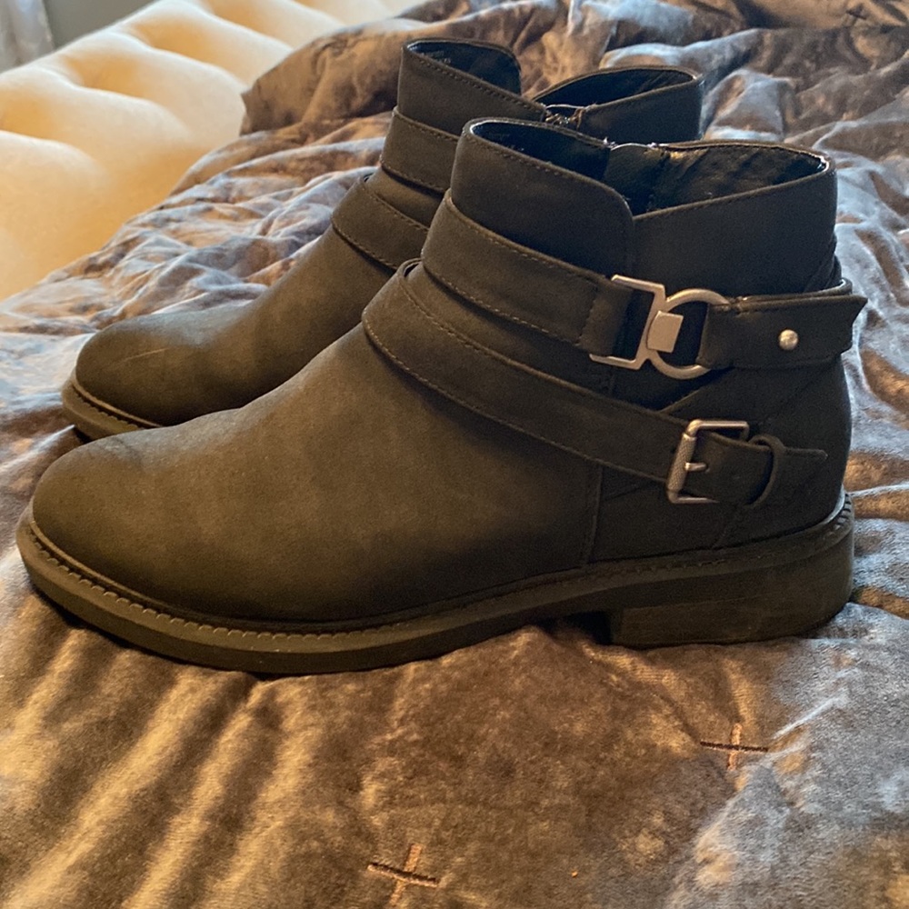 Black ankle boots